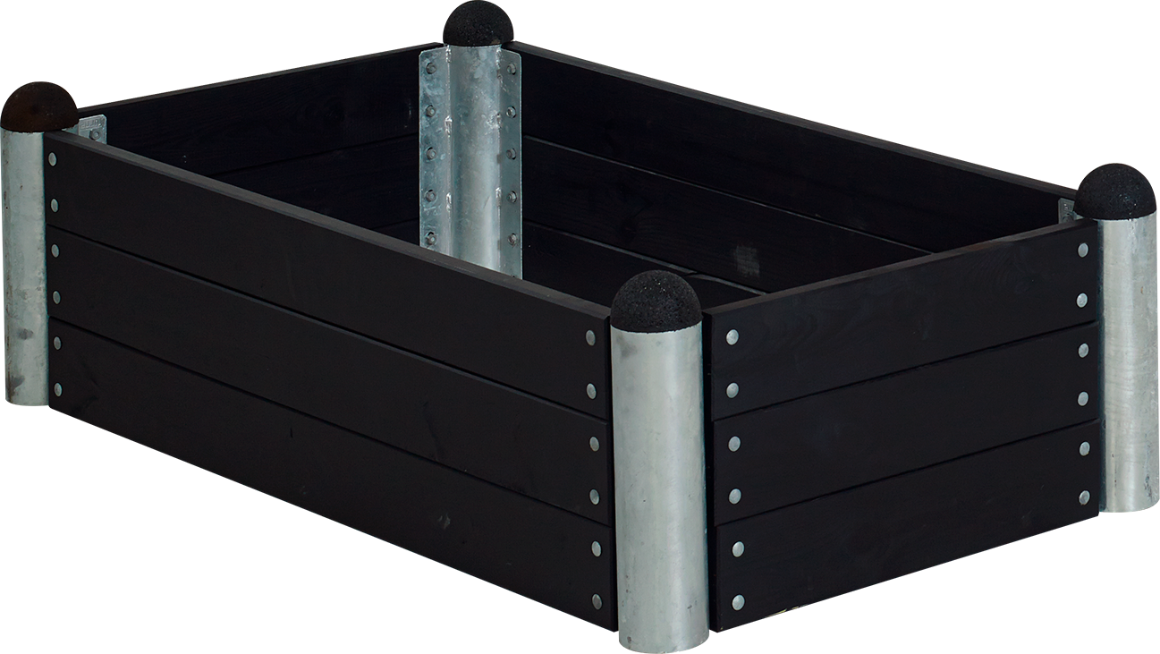 1460749 PLUS PIPE HØJBED SORT