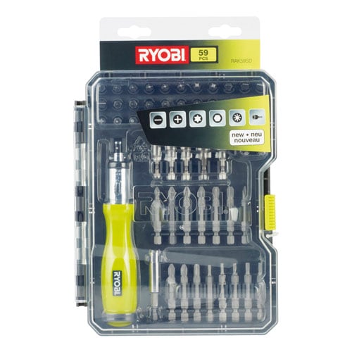 1479076 RYOBI BITSSÆT 59 DELE RAK59SD 01 Web