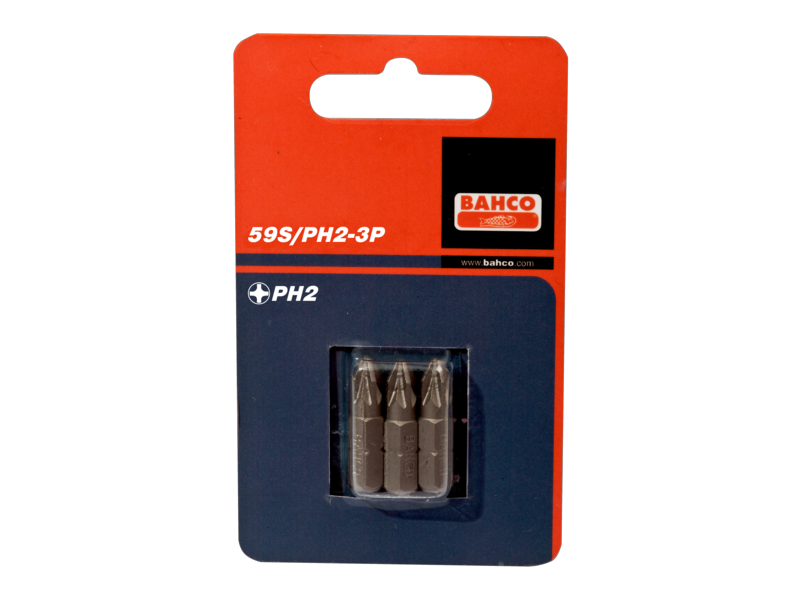 1608878 BAHCO BITS 1 4 25MM PH2