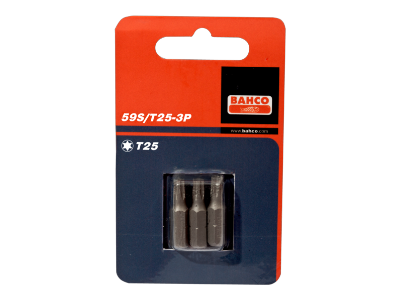 1608895 BAHCO BITS 1 4 25MM TORX15