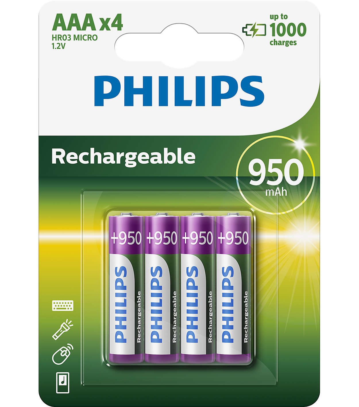 1643161 GENOPLADELIG BATTERIER AAA