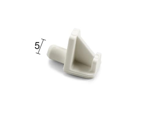 1645133 HABO HYLDEBÆRER 5MM PLAST HVID 1
