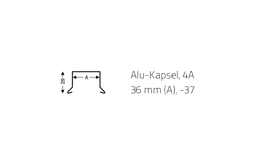 1649805 ICOPAL ALU KAPSEL 36MM 4A 2