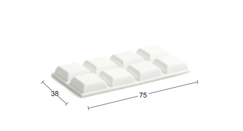 1656692 HABO DØRSTOPPER 13X13MM HVID 1