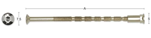 1680086 HABO SKRUESÆT TIL 316 M4X90MM 1