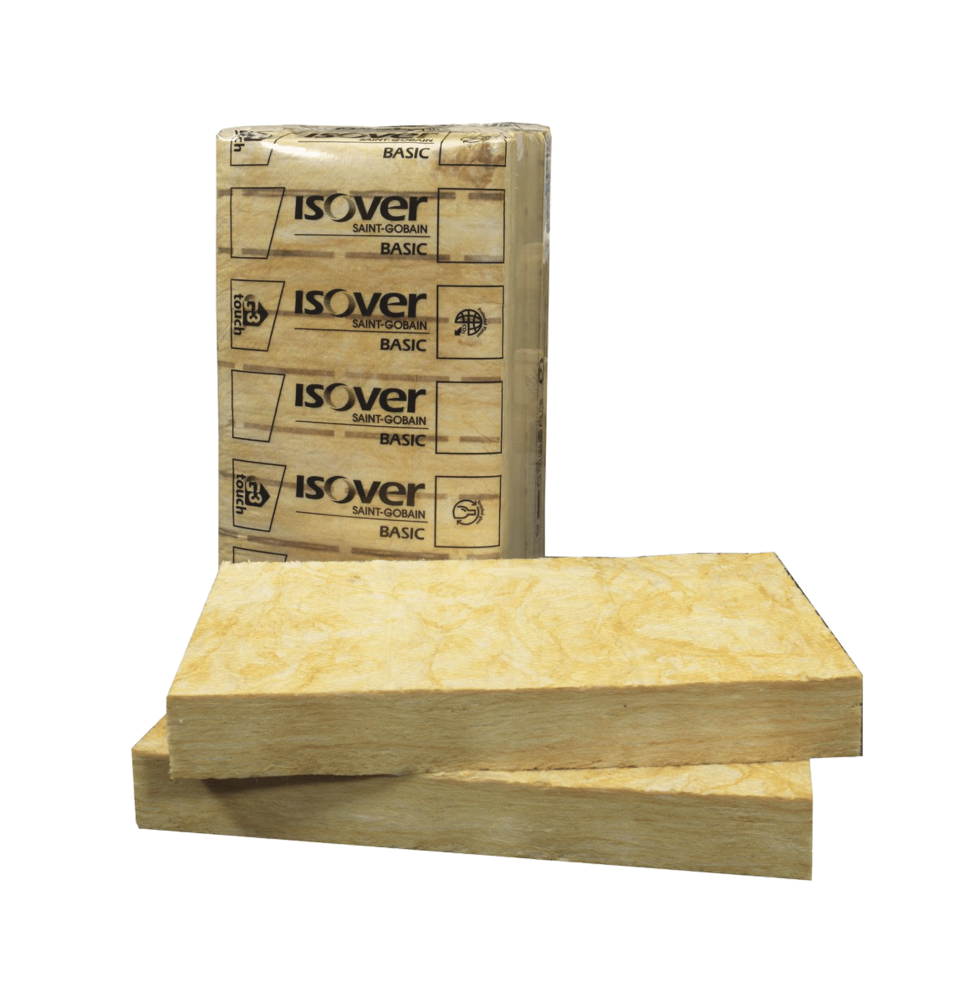 1700502 #1632788 ISOVER 37 BASIC FORMSTYKKER 95 95X600X960MM 5,76 M2 PK 30 PK PAL KLAR PLAST