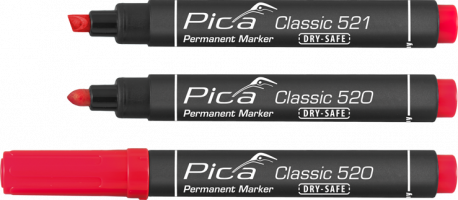 1784283 PICA PERMANENT MARKER RØD