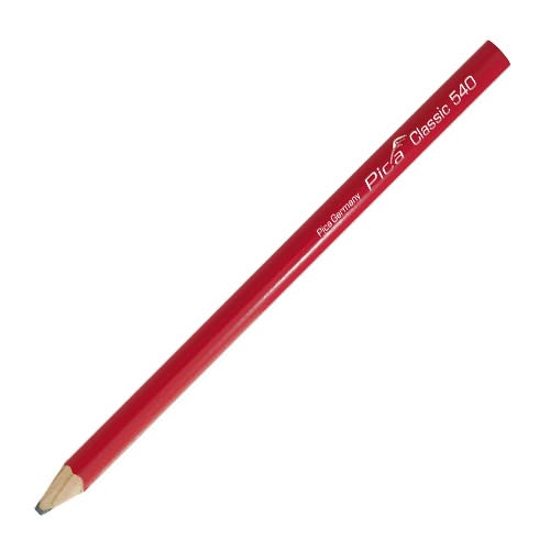 1784293 PICA TØMRER BLYANT 24CM RØD