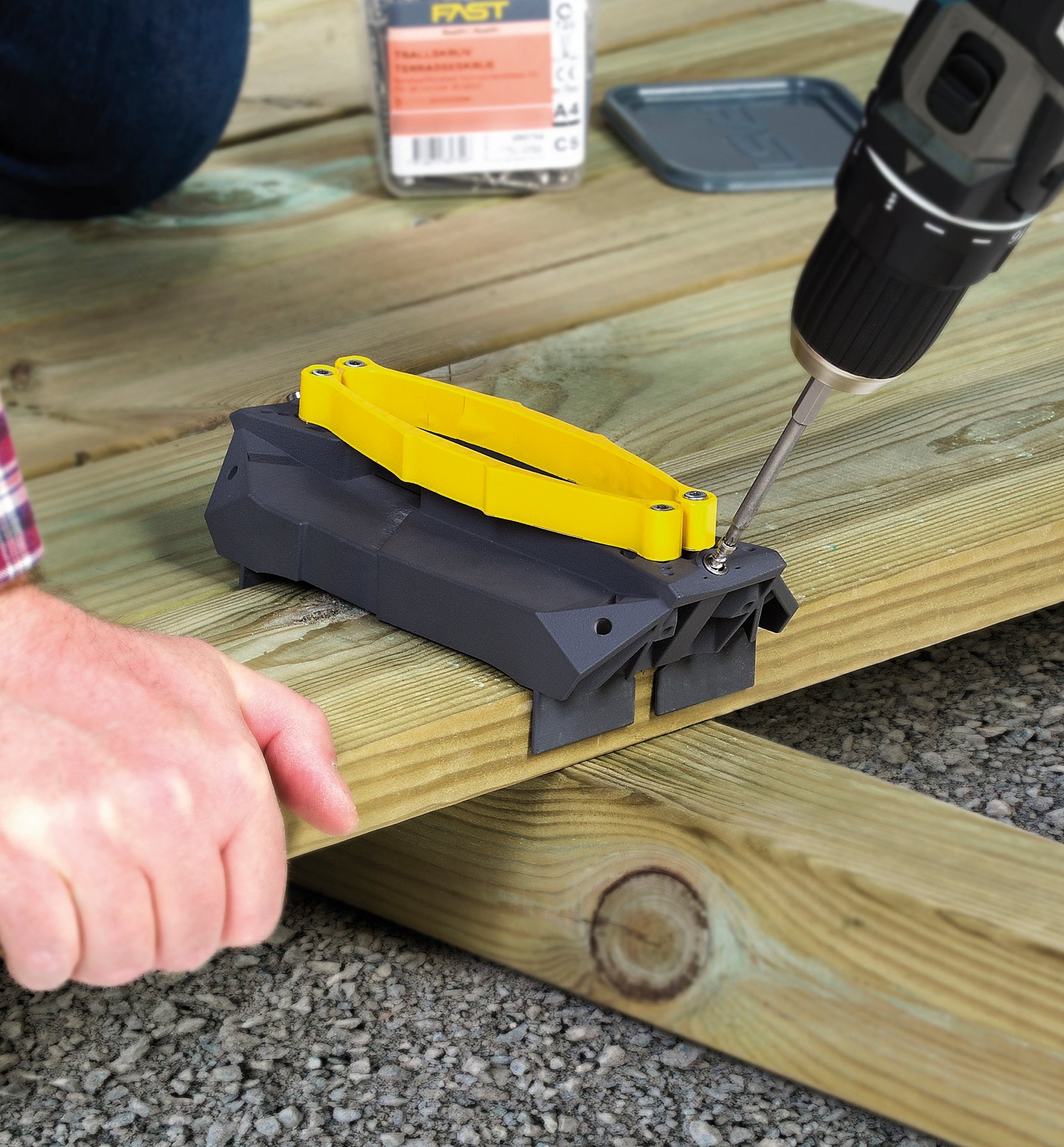 Deck Tool Monteringsværktøj Til Skjult Montering Af Trykket Terrassebrædder