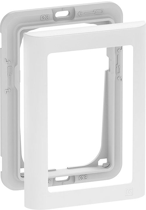 1889256 Design Ramme SOFT 63 1 ¢ Modul Hvid 560D60151L