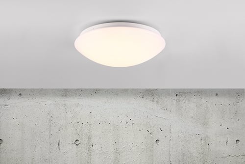 1902397 NORDLUX ASK PLAFOND Ø28CM LED 12W IP44 HVID Web