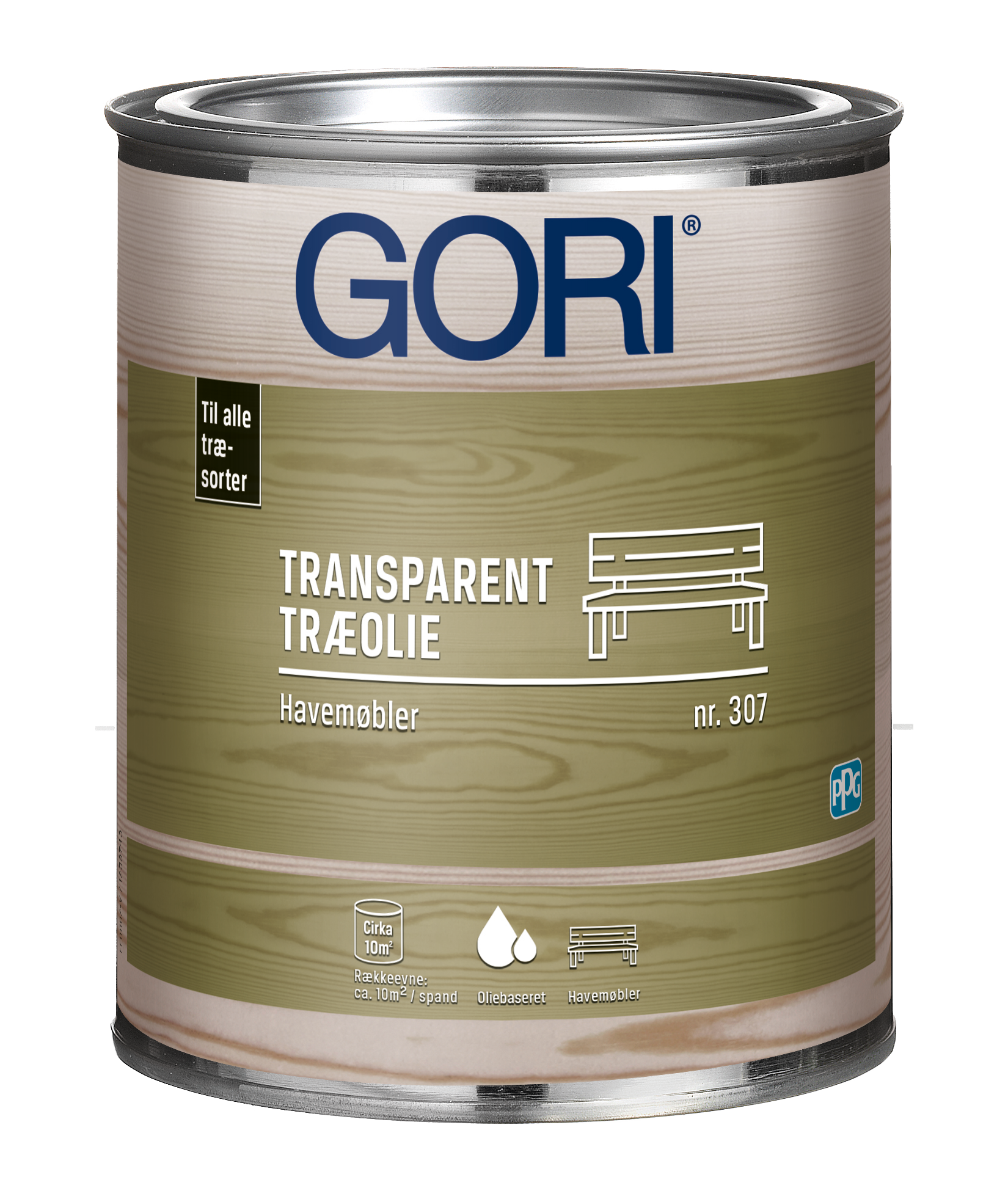 1921648 GORI 307 FARVELØS 0,75L