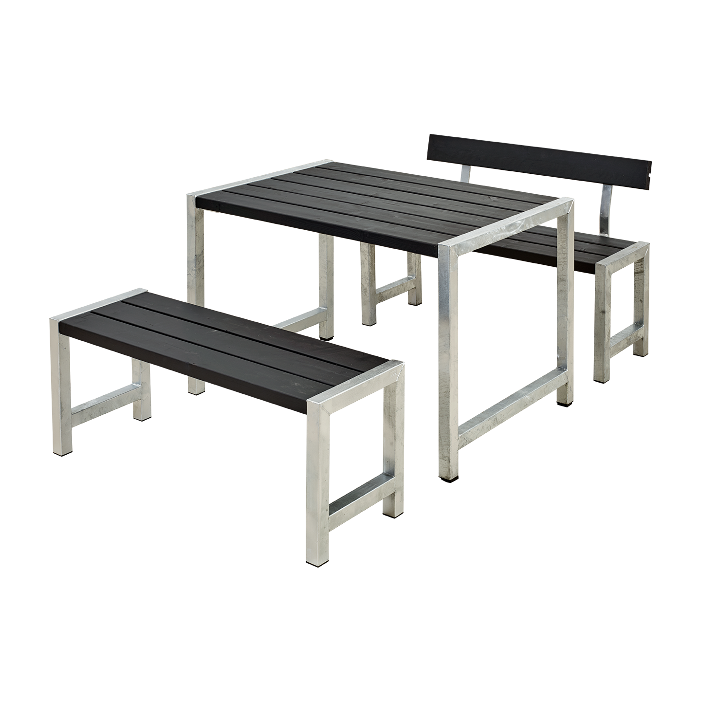 1947745 PLUS CAFE PLANKESÆT 127CM SORT