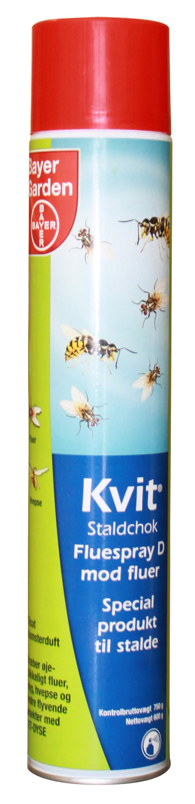Kvit Fluespray 600ml Staldchok