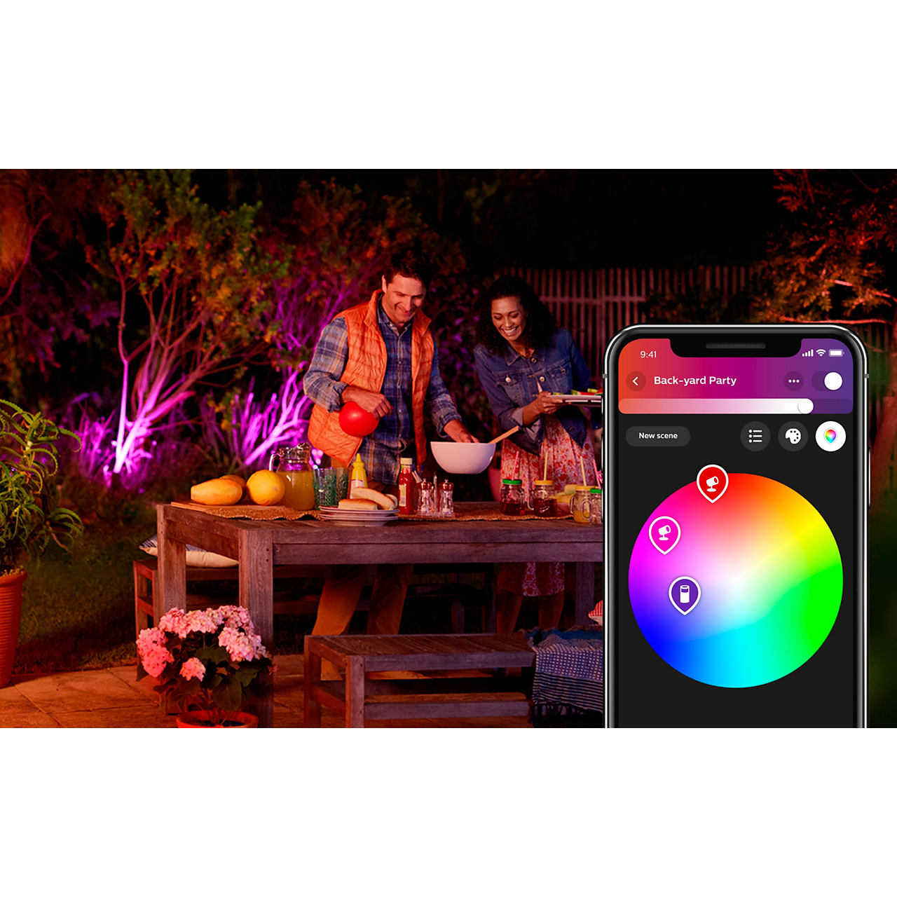 1988690 PHILIPS HUE LILY SPIKE SPOT7