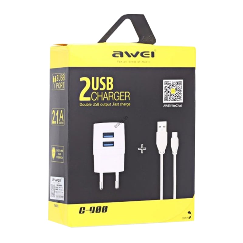 2002265 AWEI LADEADAPTER USB 2,1A1