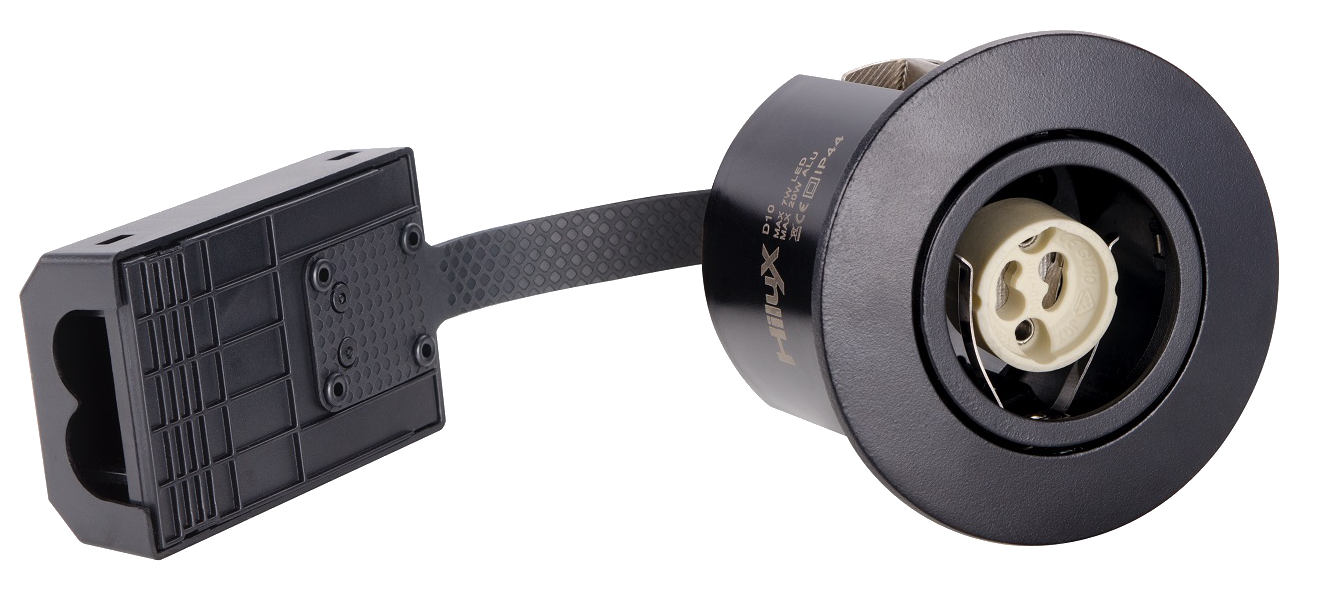 2073352 Hilux D10 Nature Spot Gu10 230V Udendors Sort