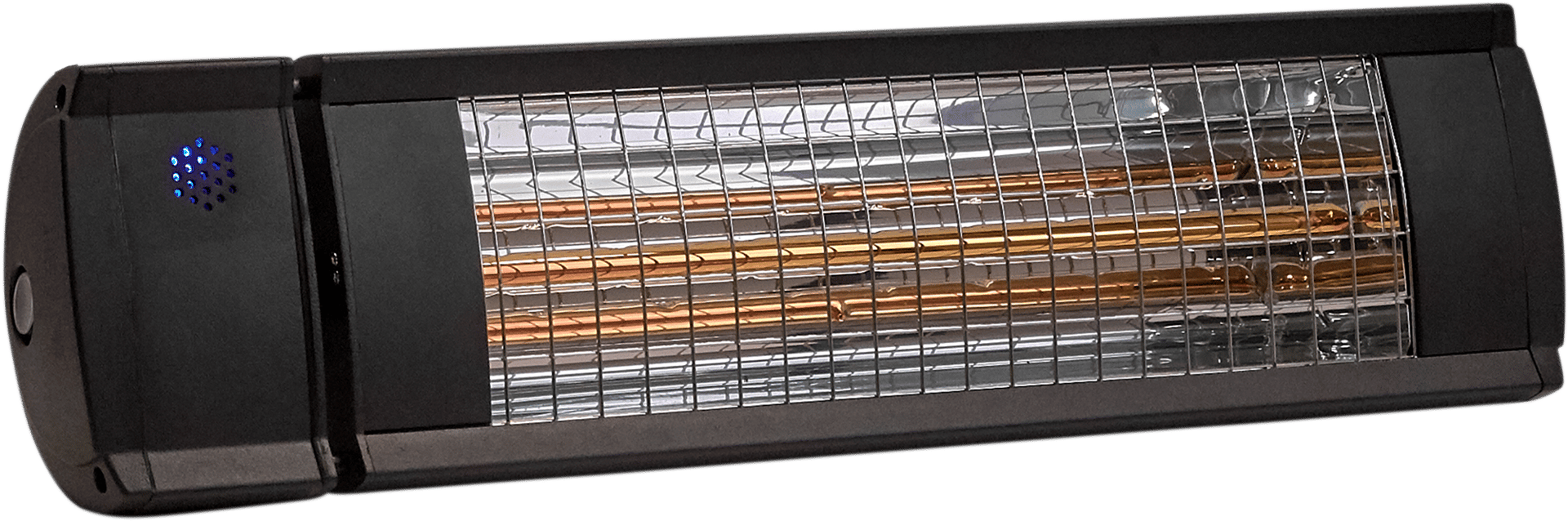 2094507 HEAT1 TERRASSEVARMER VÆG 2000W REMOTE ULG PLUS SORT