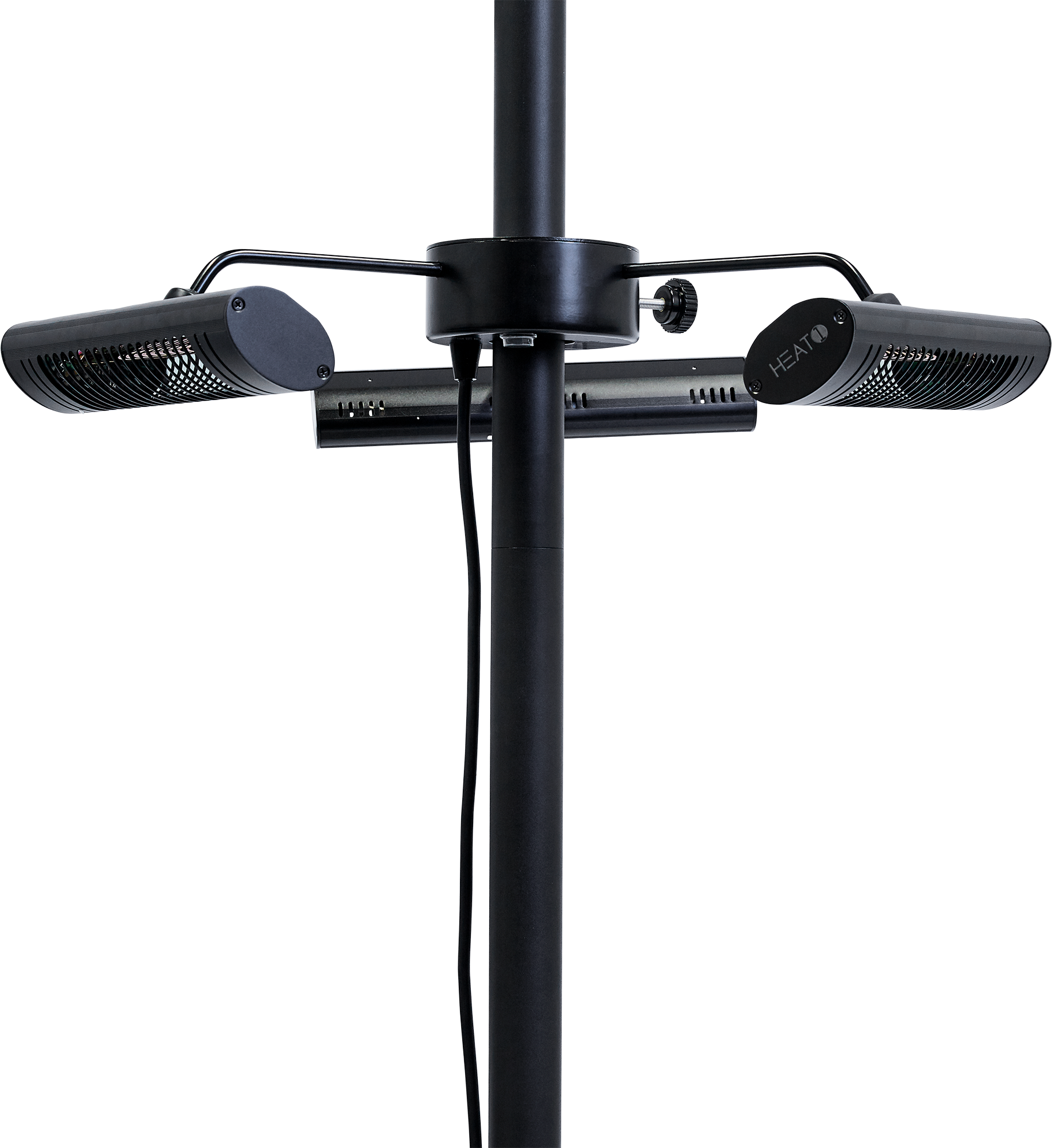 2094514 HEAT1 TERRASSEVARMER PARASOL 3X670W REMOTE ULG 6 TRIN SORT 2