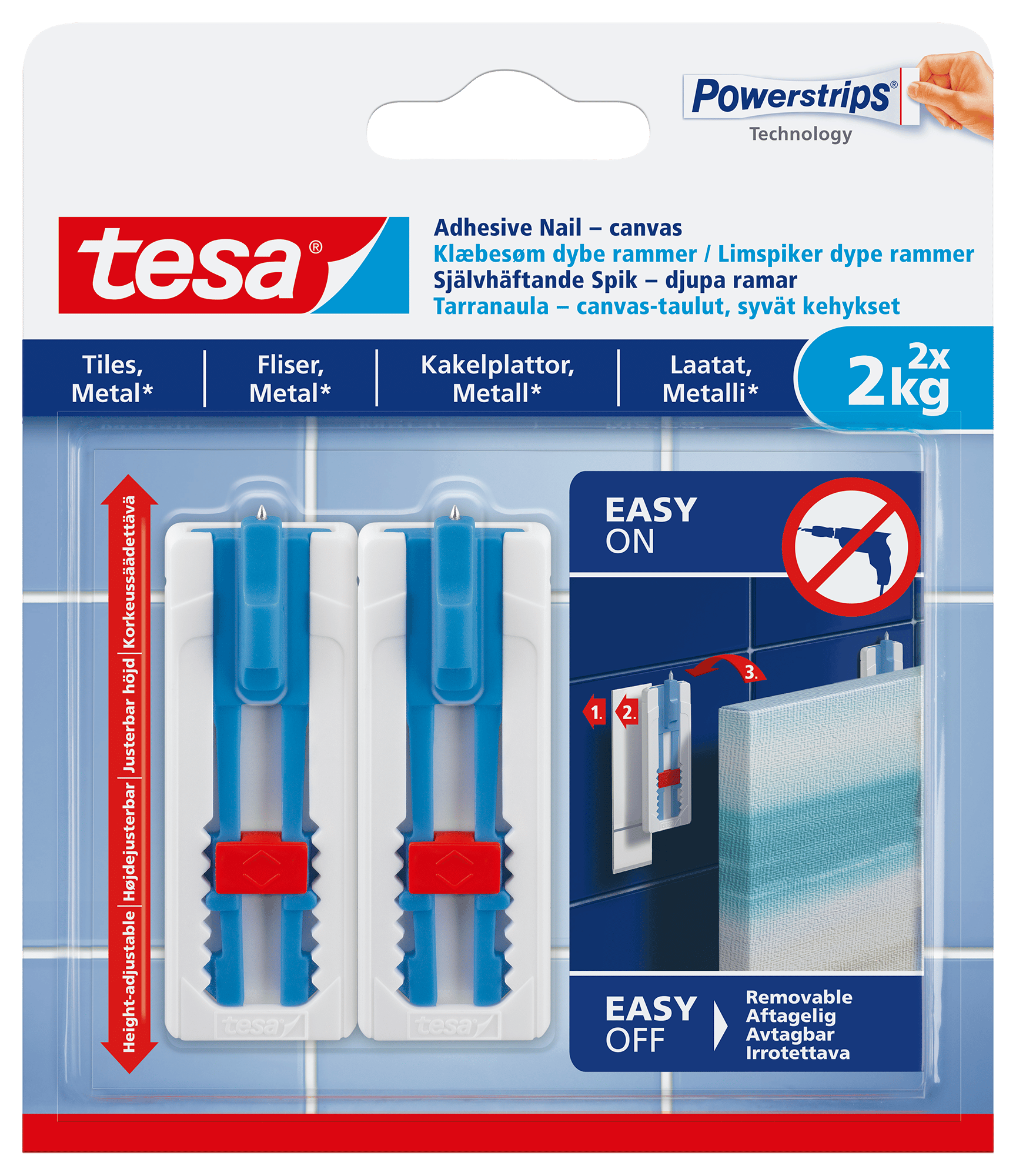 2095266 TESA KLÆBESØM 2 PAK1