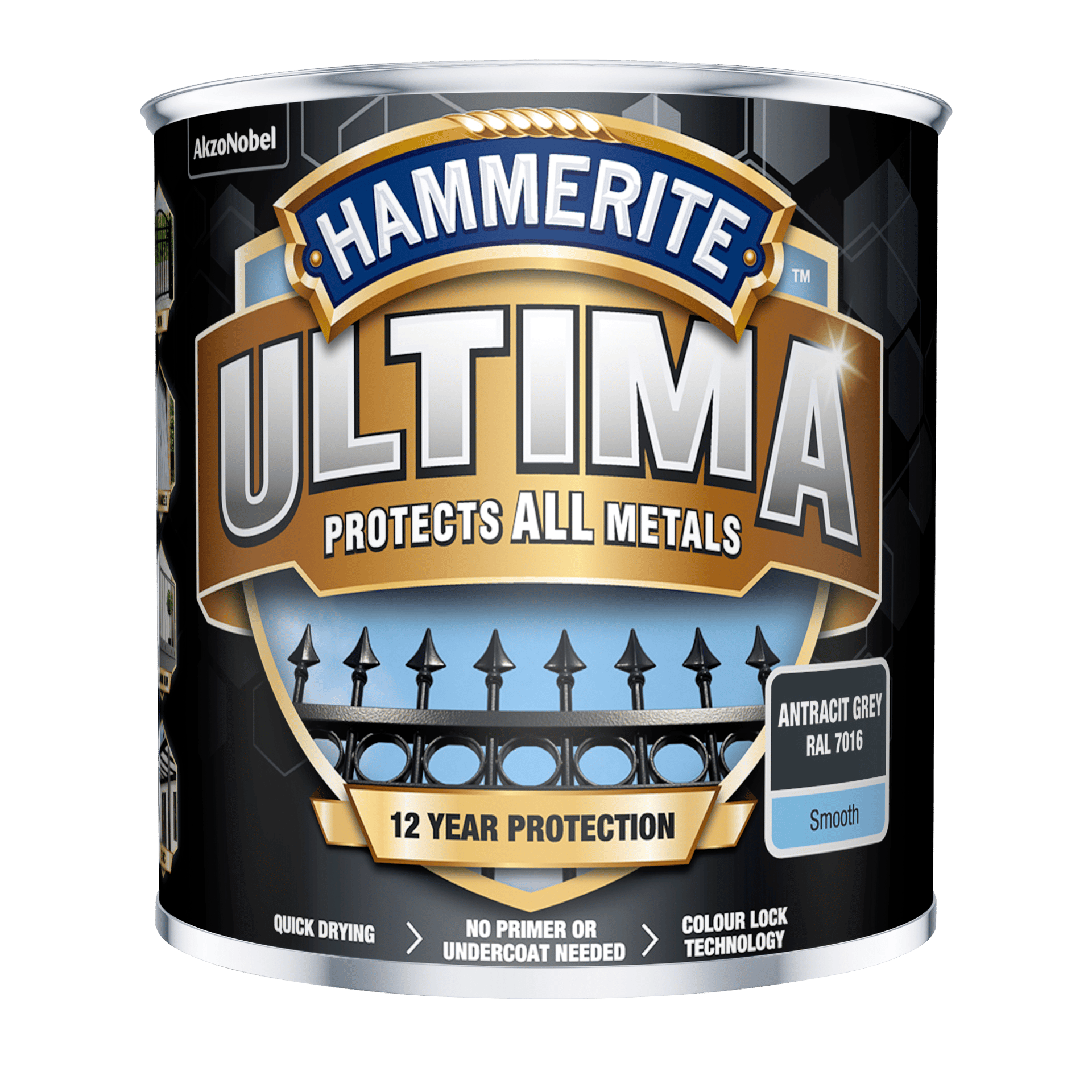 2110434 HAMMERITE ULTIMA GLAT ANTRACIT
