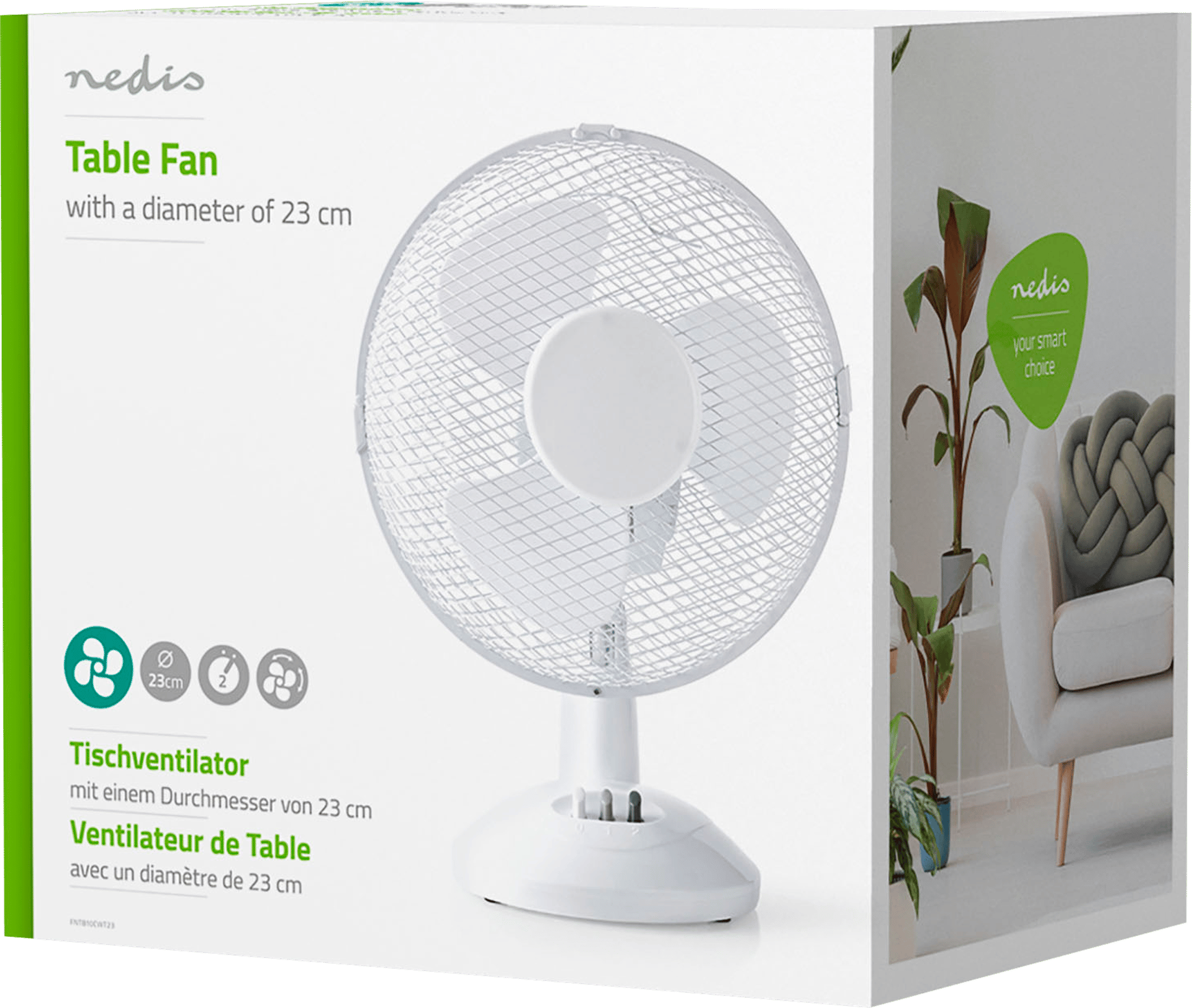 2110712 NEDIS BORDVENTILATOR 2
