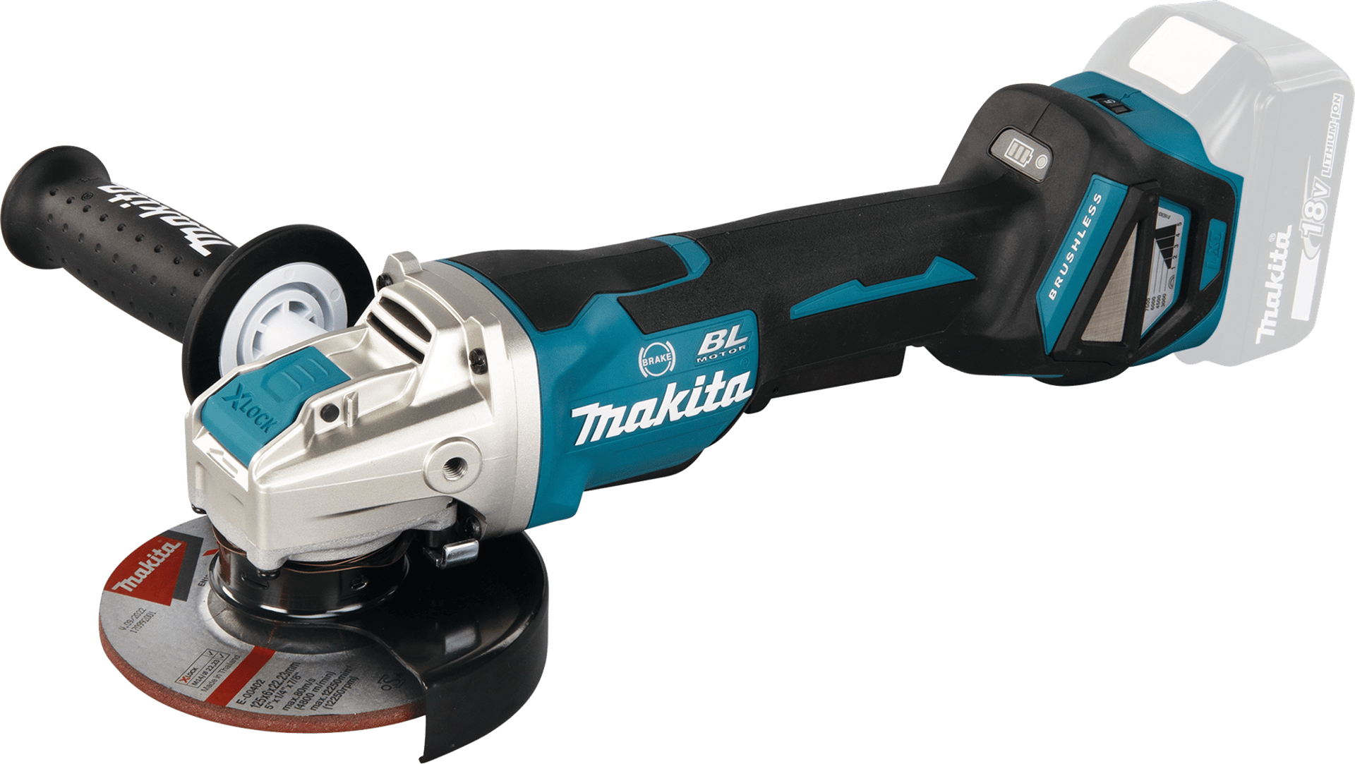 2111943 MAKITA VINKELSLIBER 18V XLOCK