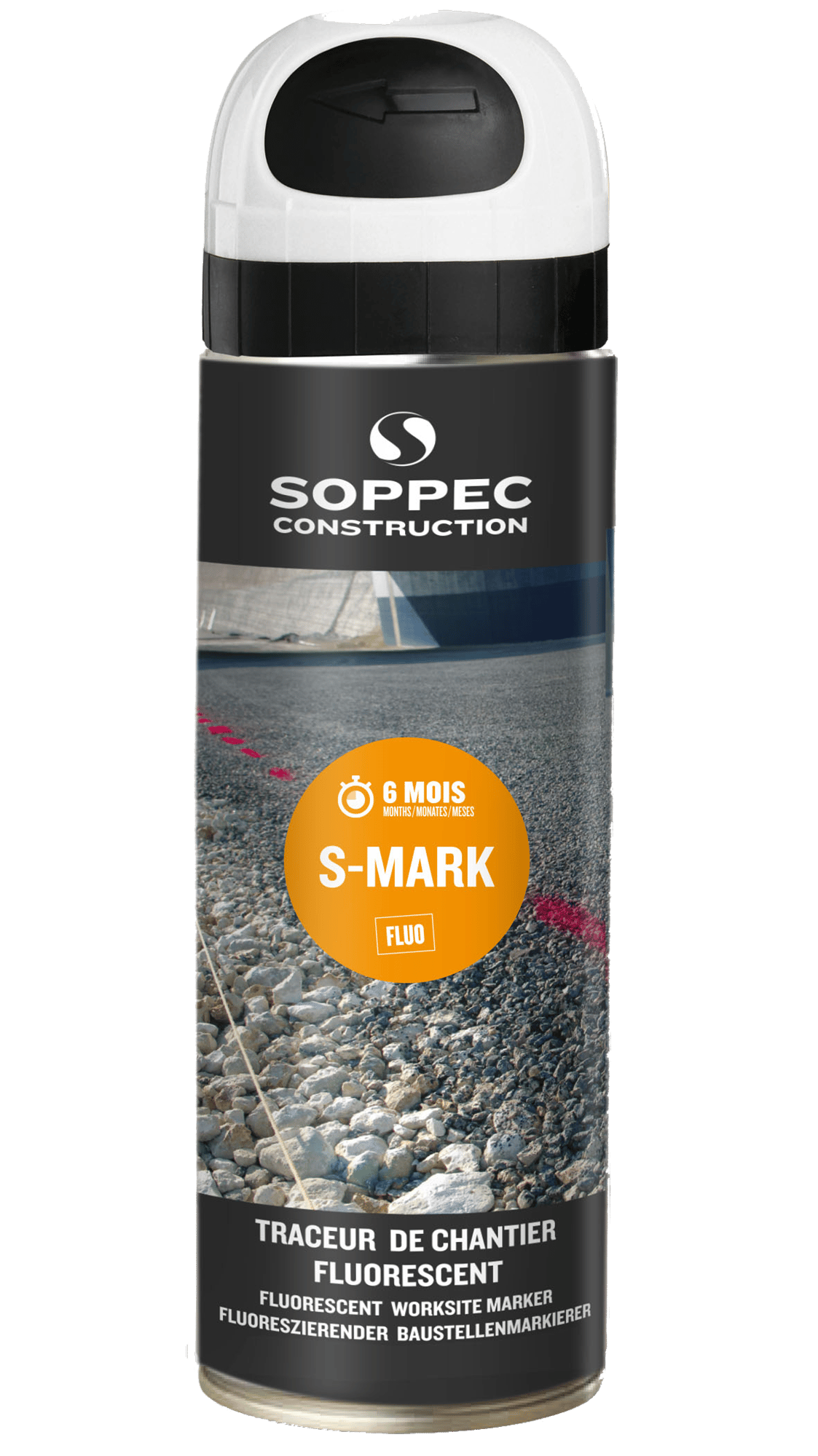2112440 SOPPEC MARKERINGSSPRAY HVID