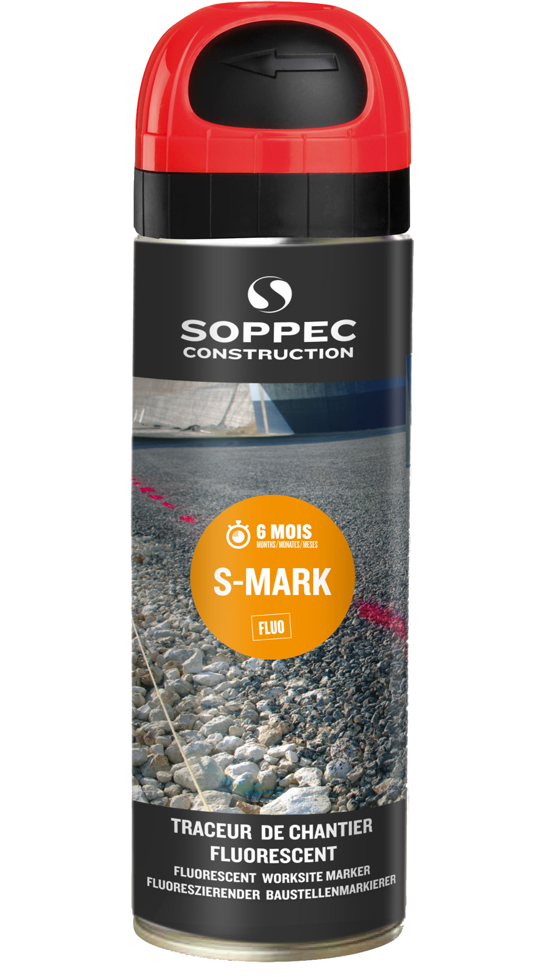 2112441 SOPPEC MARKERINGSSPRAY RØD