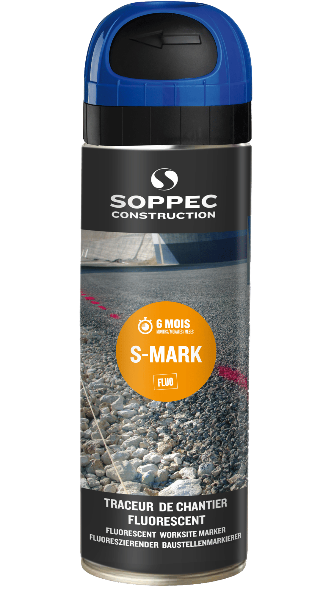 2112445 SOPPEC MARKERINGSSPRAY BLÅ