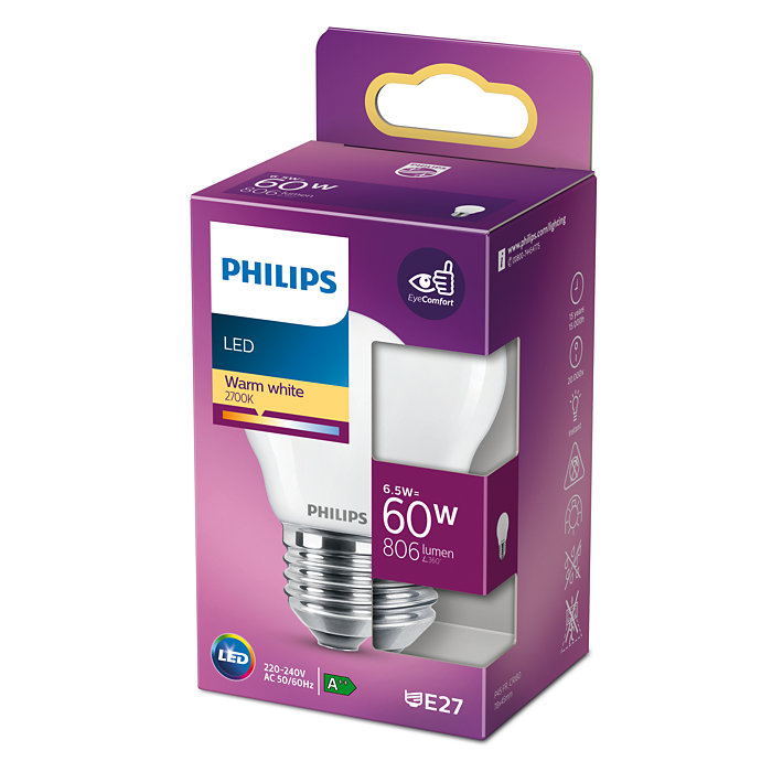2121885 PHILIPS LED KRONEPÆRE 60W E271