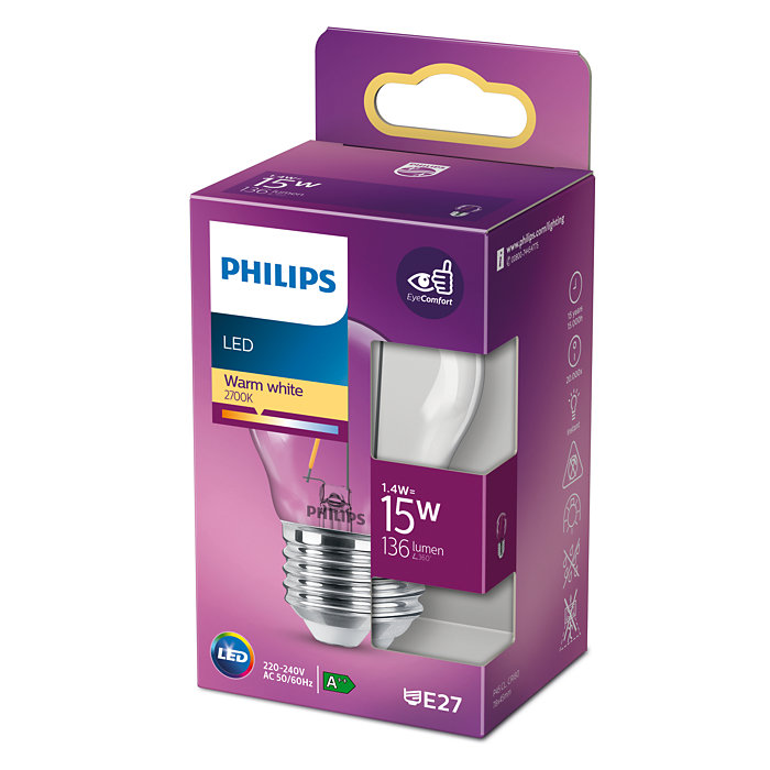 2121913 PHILIPS LED KRONEPÆRE 15W E271