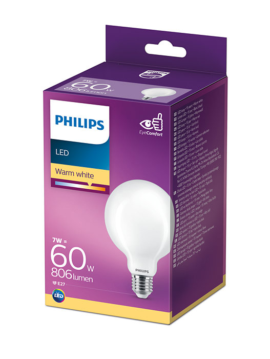 2121917 PHILIPS LED GLOBEPÆRE 60W E271