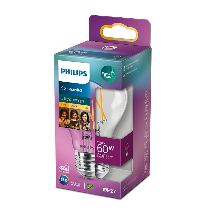 2121966 PHILIPS LED STANDARDPÆRE 60W1