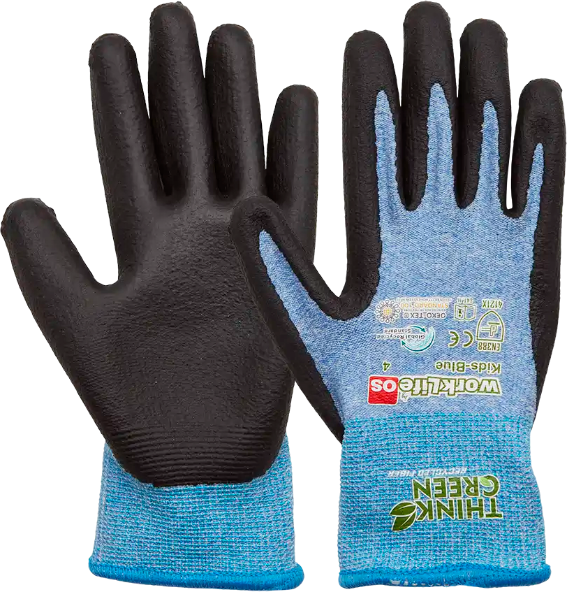 2132485 BØRNEHANDSKER STR 4 KIDS BLUE