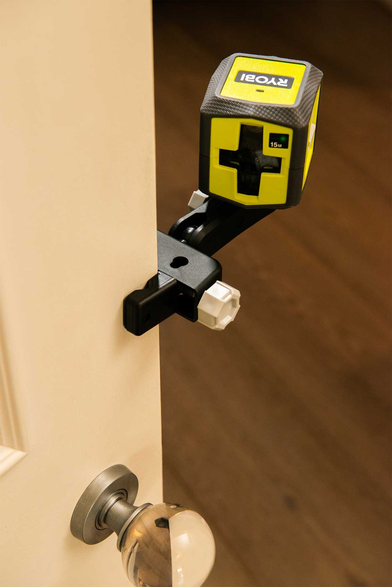 2132875 RYOBI KRYDSLASER GRØN 15M