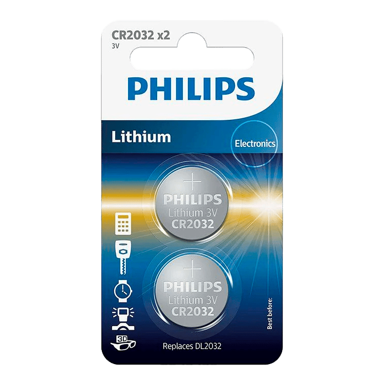 2135300 PHILIPS MINICELLE CR2032 2 PAK