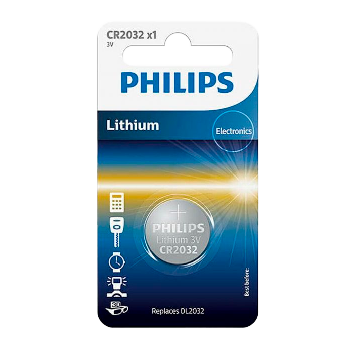 2152742 PHILIPS BATTERI CR2032