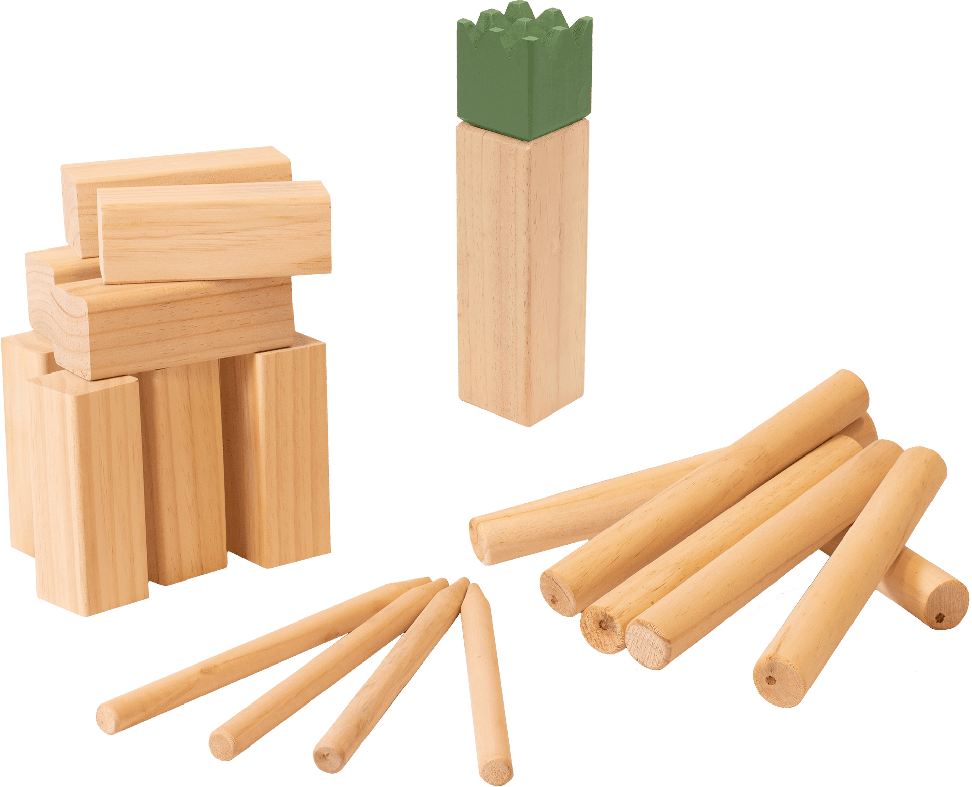 2152903 NORDIC GAMES DELUXE KUBB VIKINGE SPIL XXL NATUR