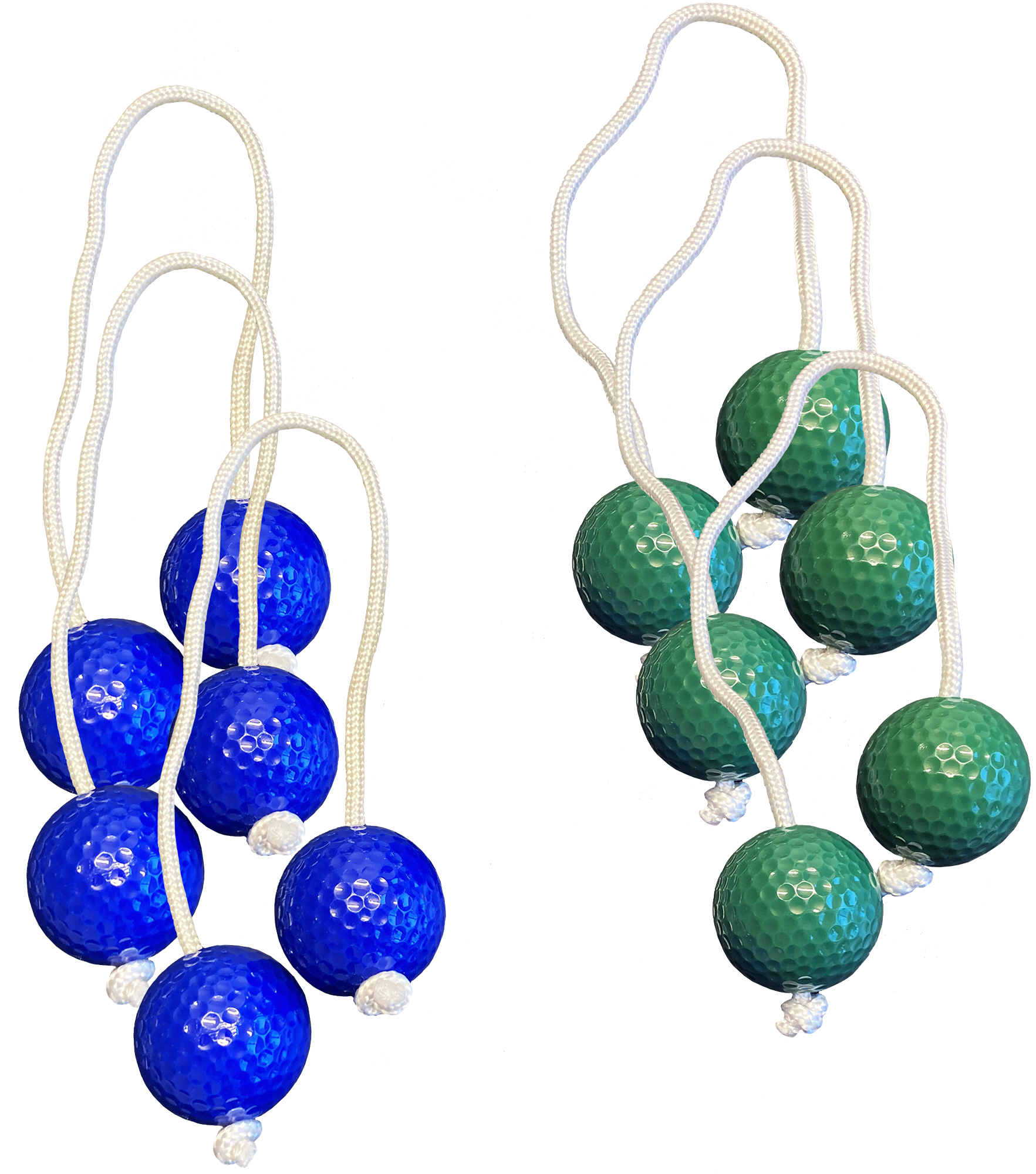 2152906 NORDIC GAMES EKSTRA BOLDE TIL DELUXE STIGEGOLF 3 GRØNNE OG 3 BLÅ BOLDE