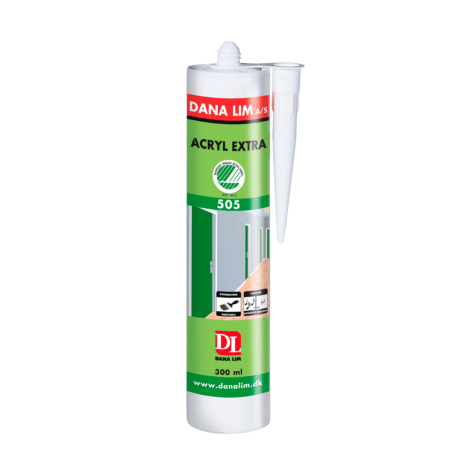 2165828 DANA ACRYL EXTRA 505 HVID