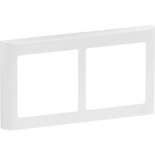 2211045 #1889264 Designramme SOFT 63 2X1 Modul Vandret Hvid 560D62201L