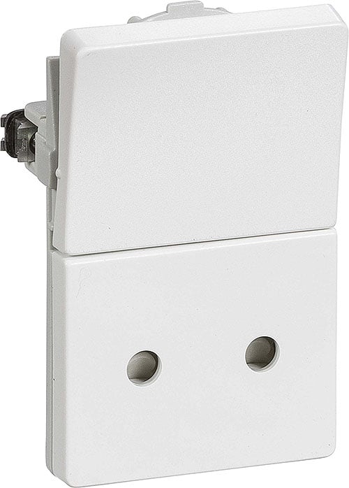 2211132 #1889138 Stikkontakt Med 1 Pol Afbryder 2 Pol Hvid 501D61142L