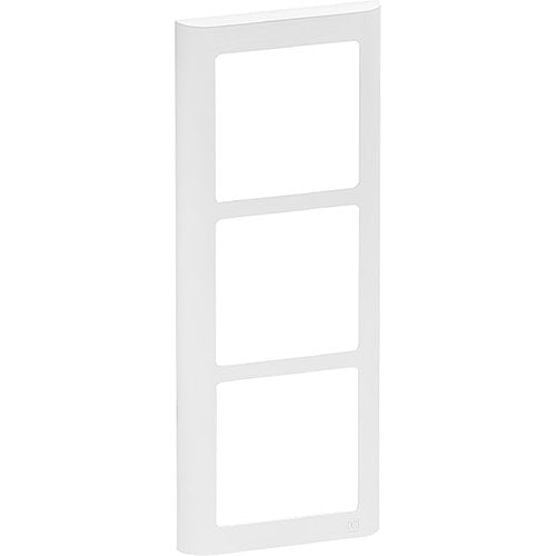 2211161 #1889272 Design Ramme SOFT 63 3 Modul Hvid 560D60301L