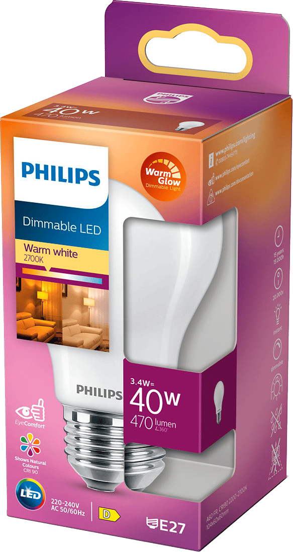 2214349 PHILIPS LED STANDARDPÆRE 40W 2