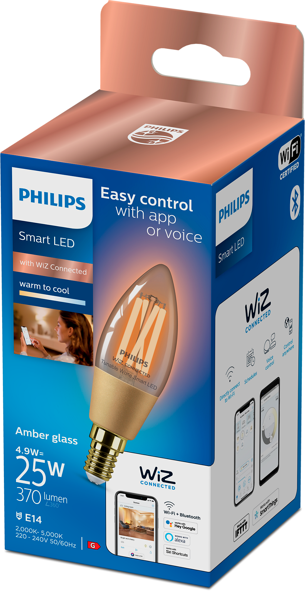 2215342 PHILIPS SMART LED KERTEPÆRE 2