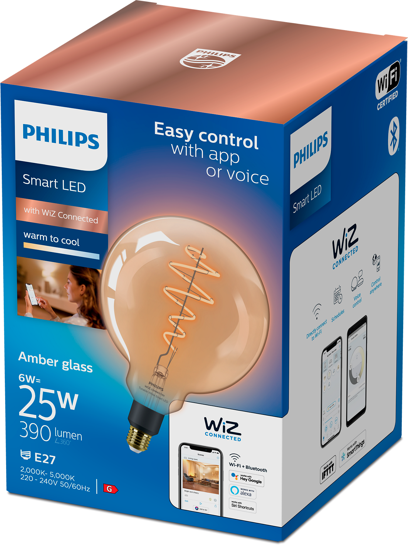 2215345 PHILIPS SMART LED GLOBEPÆRE 2