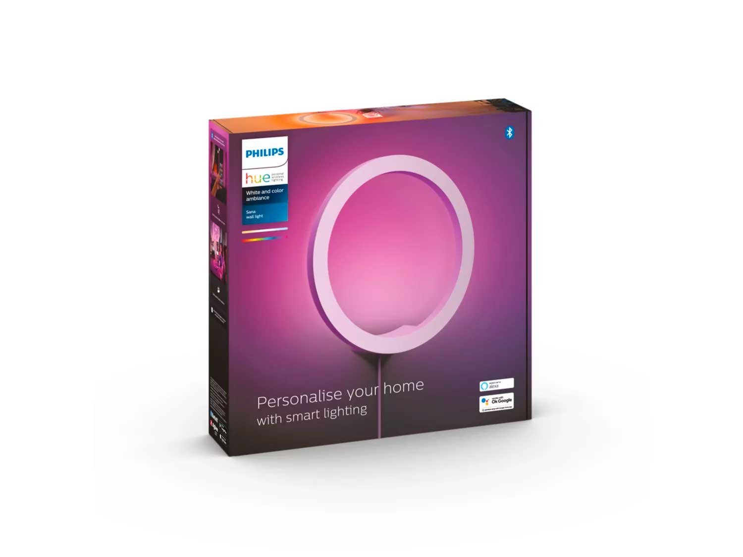 2215850 PHILIPS HUE SANA VÆGLAMPE HVID4