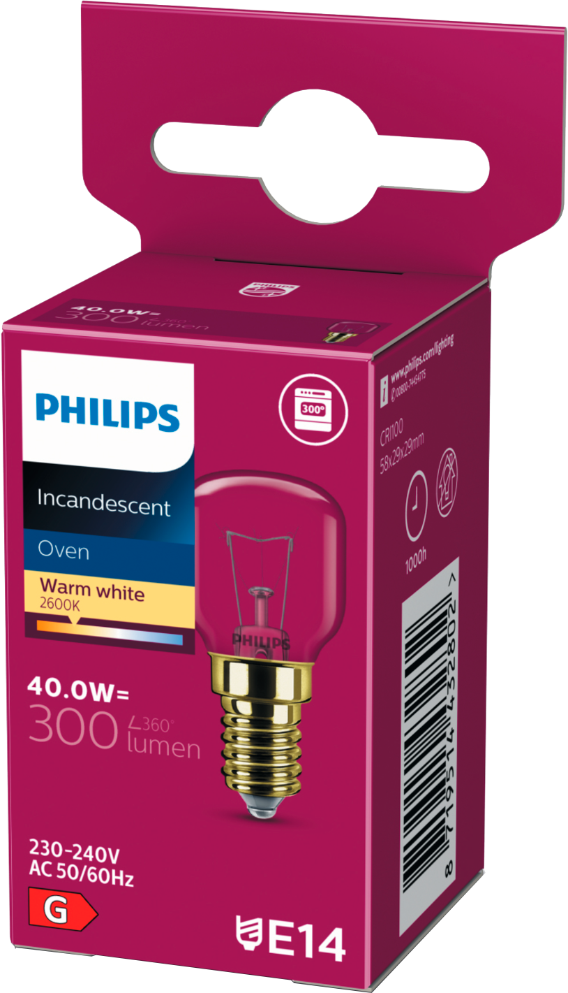 2254765 PHILIPS OVNPÆRE 41W E14 240V 1