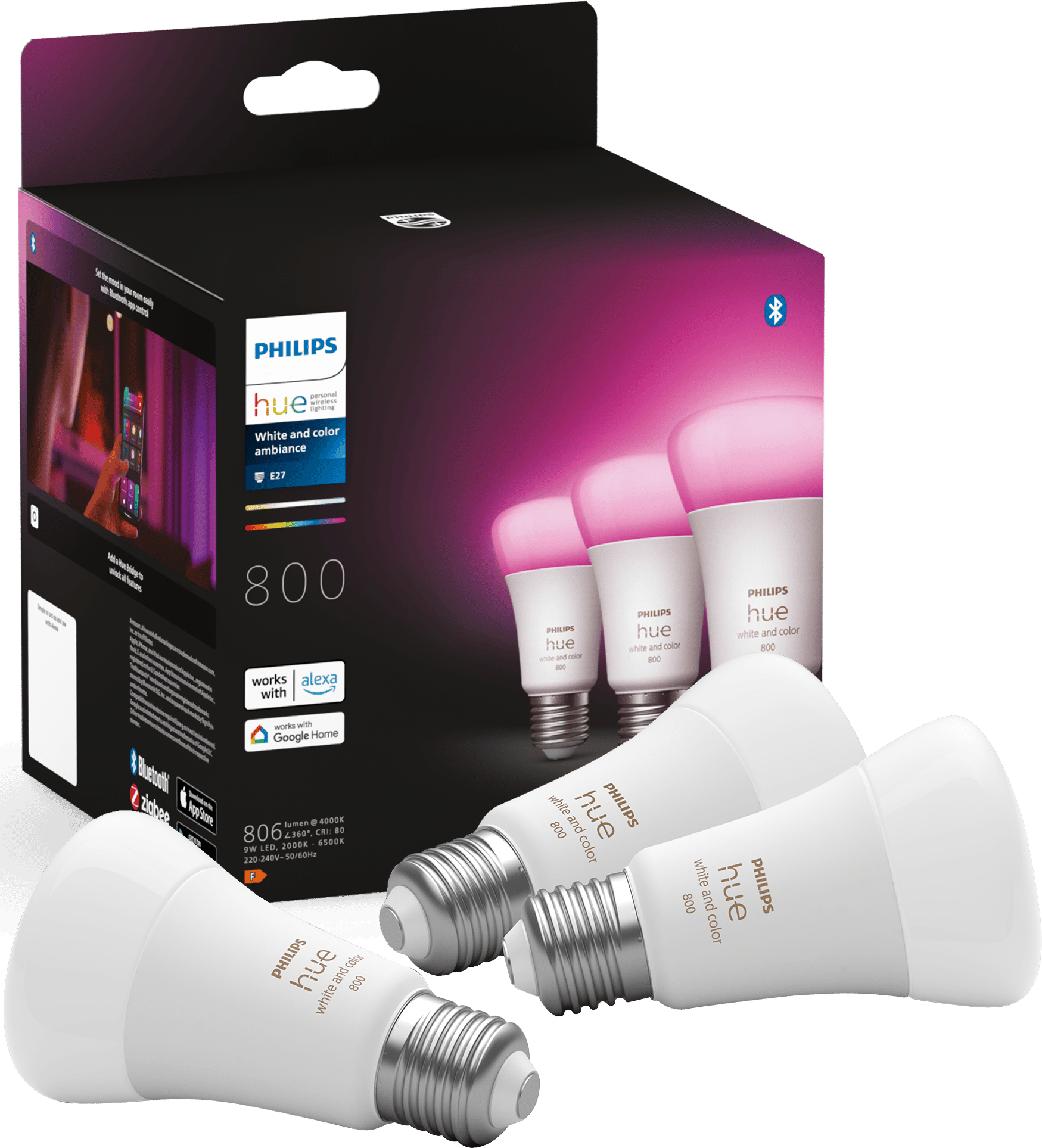 2265658 PHILIPS HUE STANDARDPÆRE 3 PAK